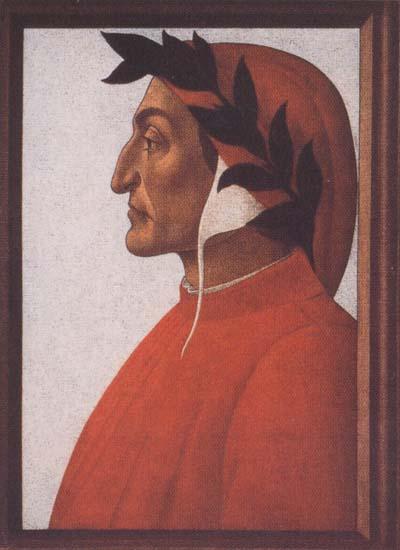 Sandro Botticelli Portrait of Dante Alighieri Germany oil painting art